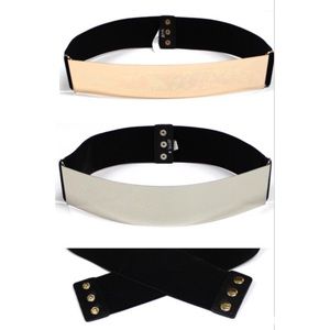 Plus size mirror belt in silver and gold  BNWT